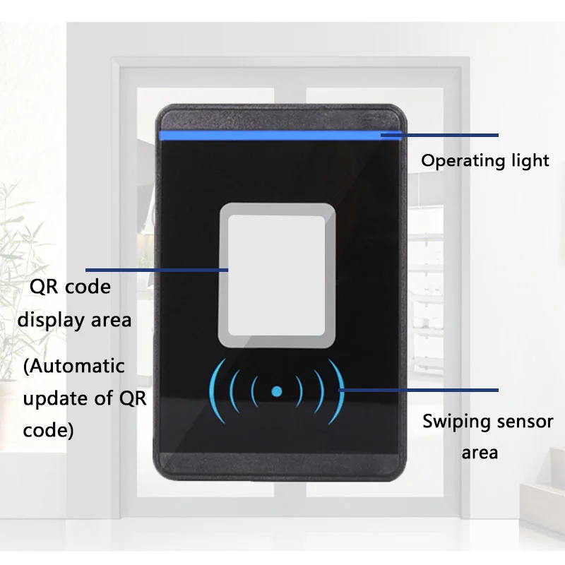 Qr Code Scanner Cloud Access Control Mobile Wifi Access Control Gate Access Control System Wifi Qr Reader