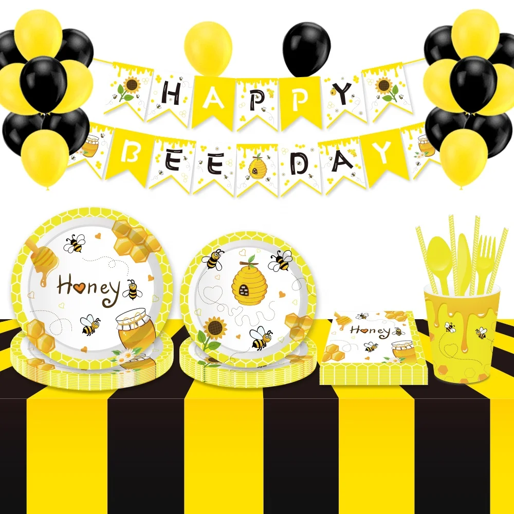 new release honey bee party decorations