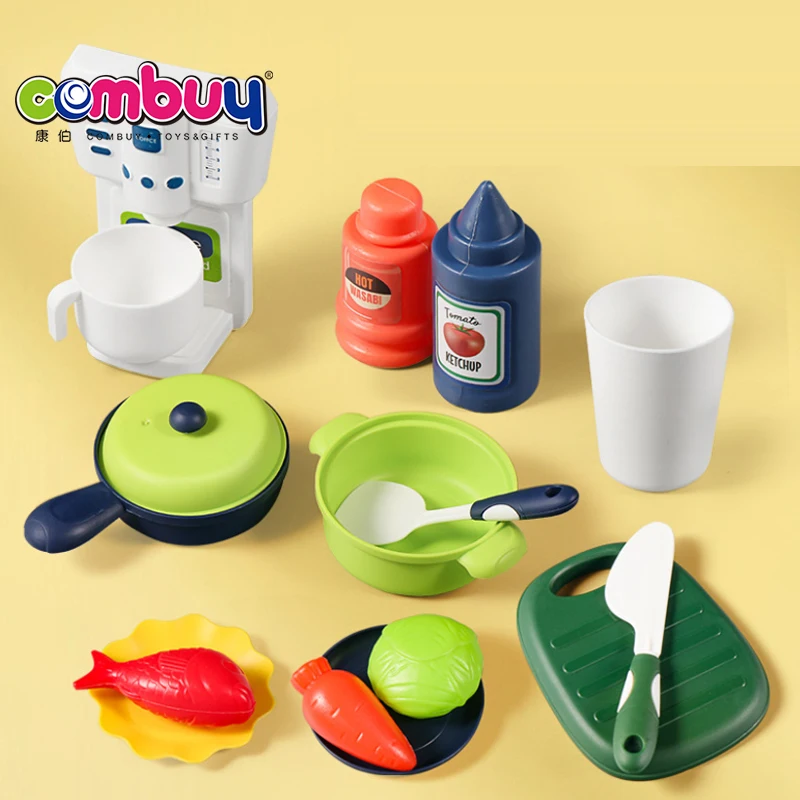 Building Block Backpack Pretend Play Kitchen Toy Set for Children