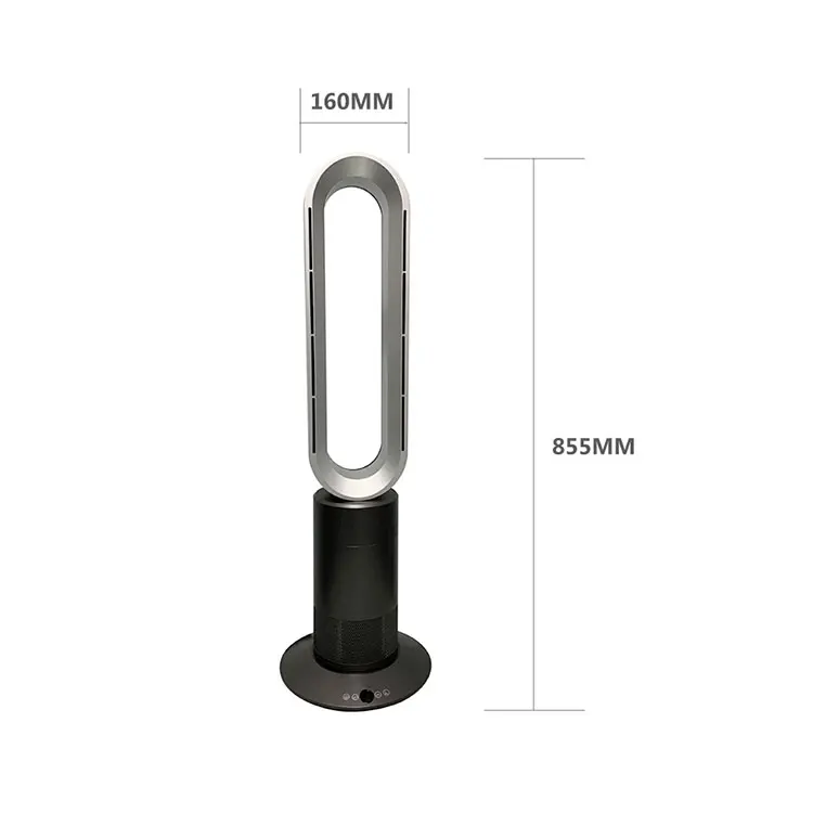 Household Multifunctional Standing Stepless Speed Regulation Cooling Floor Silent Bladeless Air Usb Fan