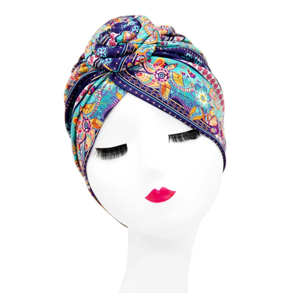 Lurex Head Scarf Head Wrap Bandana Pre-tied Head Cover Chemo 