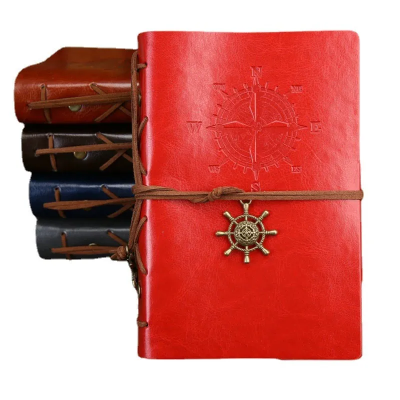 Vintage Leather Writing Notebook Refillable Paper Diary Notebook Classic Daily Use Gifts