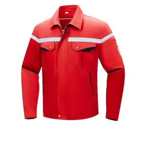 Summer Anti-Static Cotton UV Printed Needle Detection Workwear Coverall for Unisex Petrochemical Gas Station Filling Workers