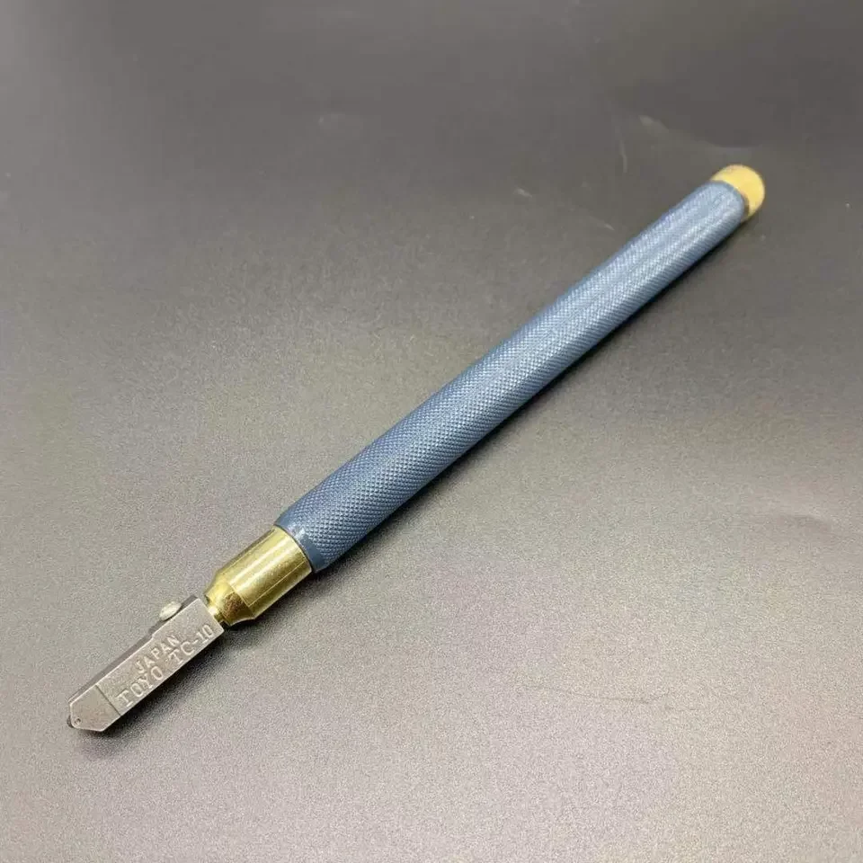 TC-10 Hand-held Metal Glass Cutter with Diamond Handle Oil-Filled Tile Cutting Tool