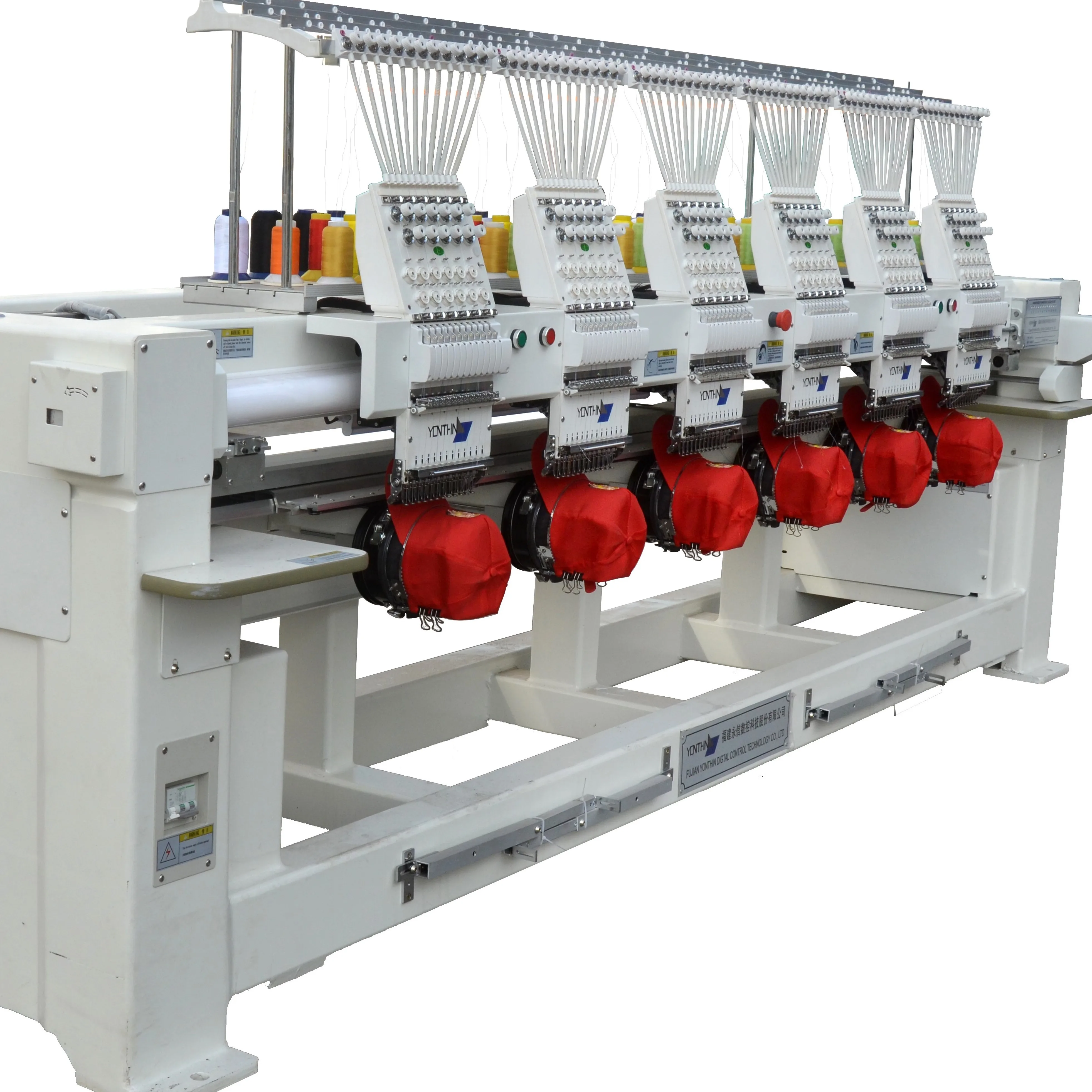 Yonthin 12 Needles 6 Head Computerized Embroidery Machines Prices Used for Various Functions