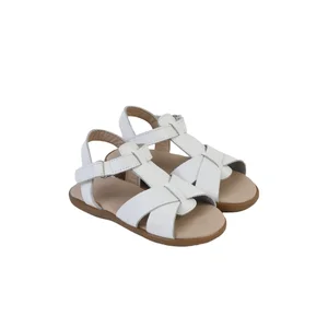 Babyhappy Wholesale Fancy Shoes Various Sizes Non-slip Shoes Leather Kids Sandals