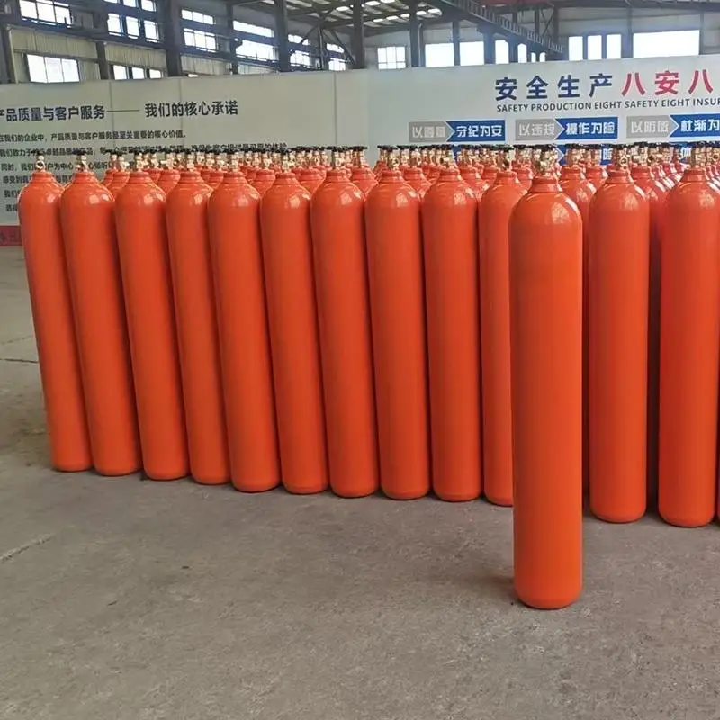 أسطوانة أرغون بنسبة نقاء ٩٩,٩٩٩٪، سعة ٨ م³ و١٠ م³ و٤٧ لتر و٥٠ لتر، أسطوانات غاز لحام الأرجون ذات الضغط العالي
