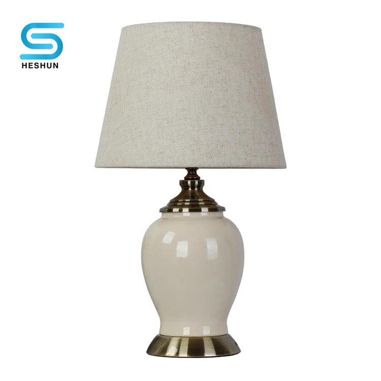 Wholesale low price home decor  hotel restaurant bedroom led light ceramic table lamps