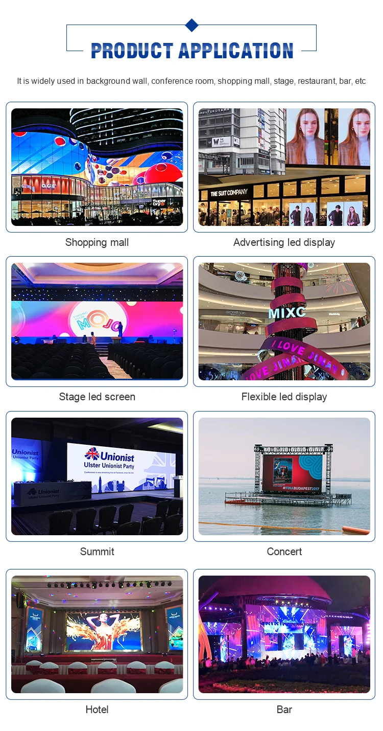 Unique Design Full Color Programmable Wall Mount Poster Outdoor P6 Led Display Billboard Screen 4K Low Power Consumption