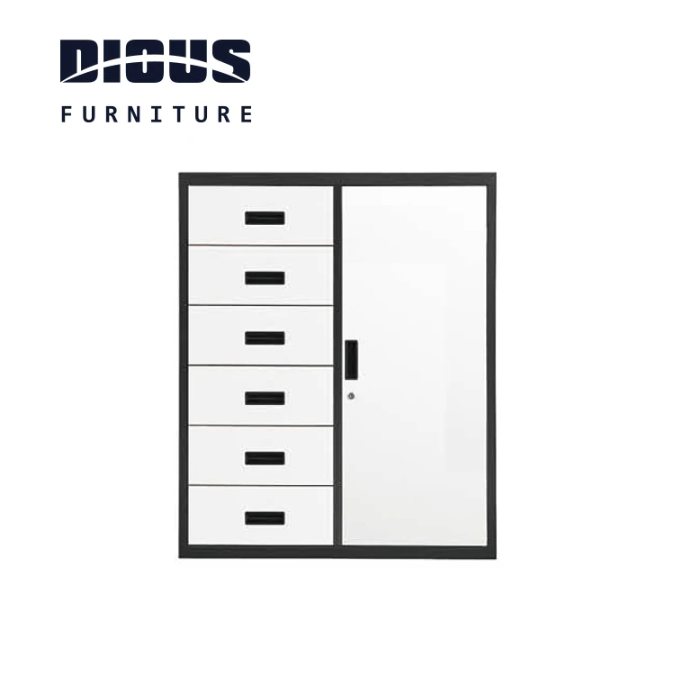 Dious wholesale price hot sale chinese antique 9 drawer metal cabinet with desk