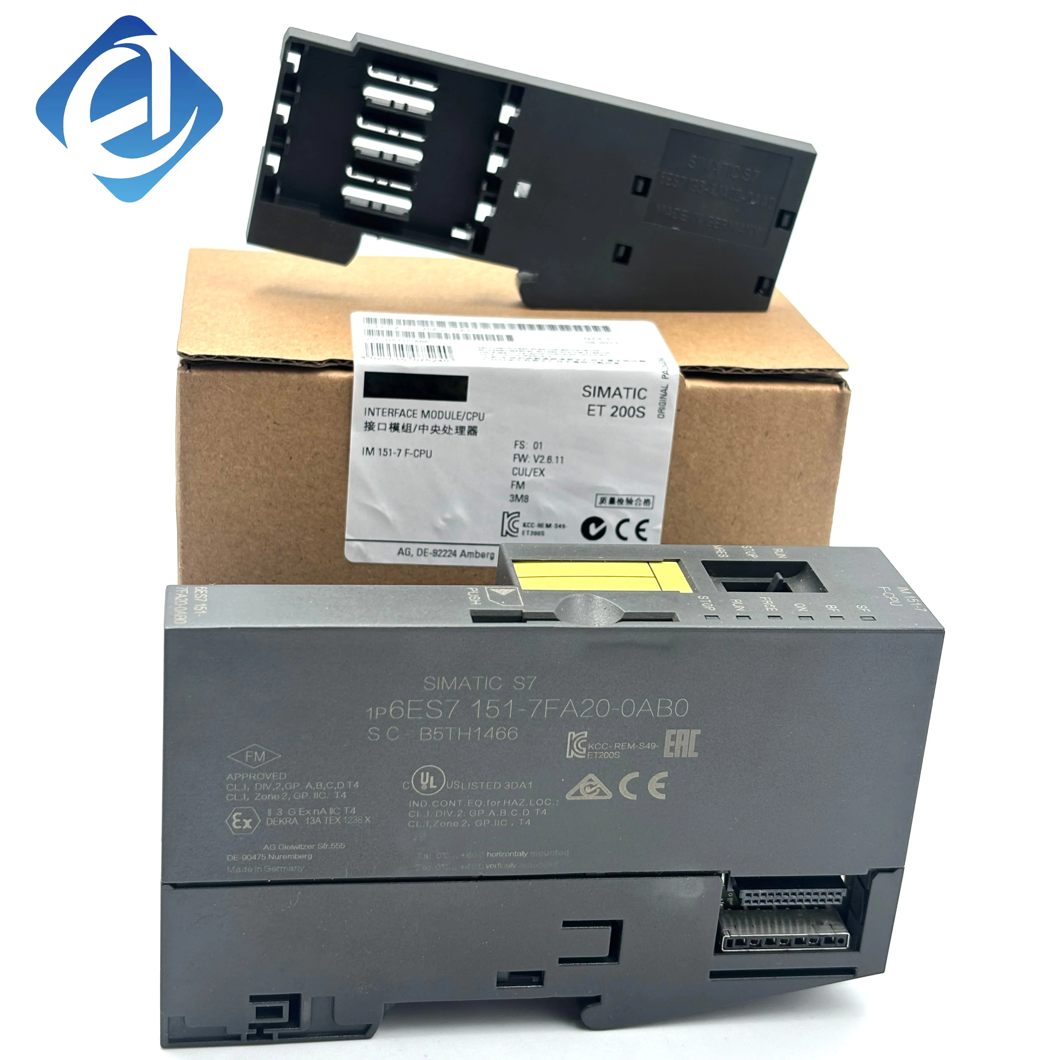 New Original 6ES7 151-7FA20-0AB0 6ES7151-7FA20-0AB0 SIMATIC ET 200SP PLC Baseunit Stock in Warehouse