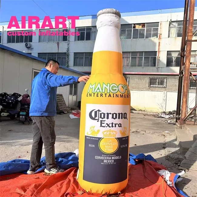 Attractive Factory Direct Sell Advertising Inflatable Liquor Bottle Inflatable Bottle
