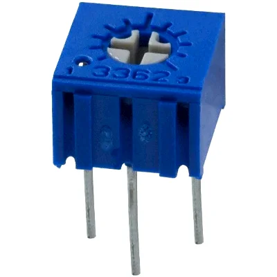 100 Pezzi Trimmer Potenziometro 3362P 500 Ohm – 3362P-501 – Nuovo