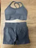 Shark gray bra and shorts set