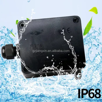 GIET IP68 714-1way Waterproof junction box plastic waterproof junction box Outdoor power cable distribution box CE certification