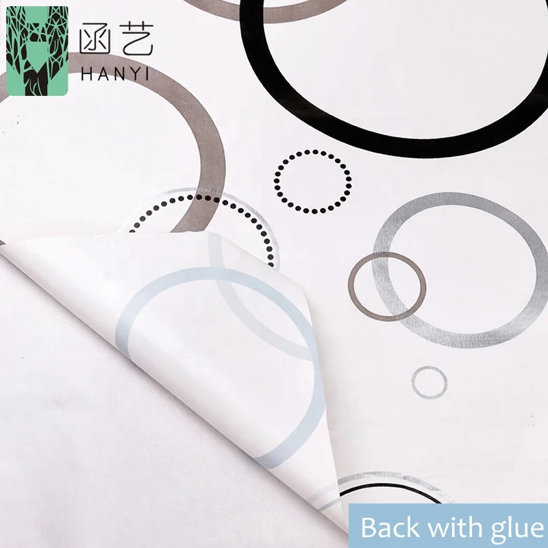 Modern Korean Decorative Wallpaper Sticker Beautiful Vinyl Wall Paper Wallpaper