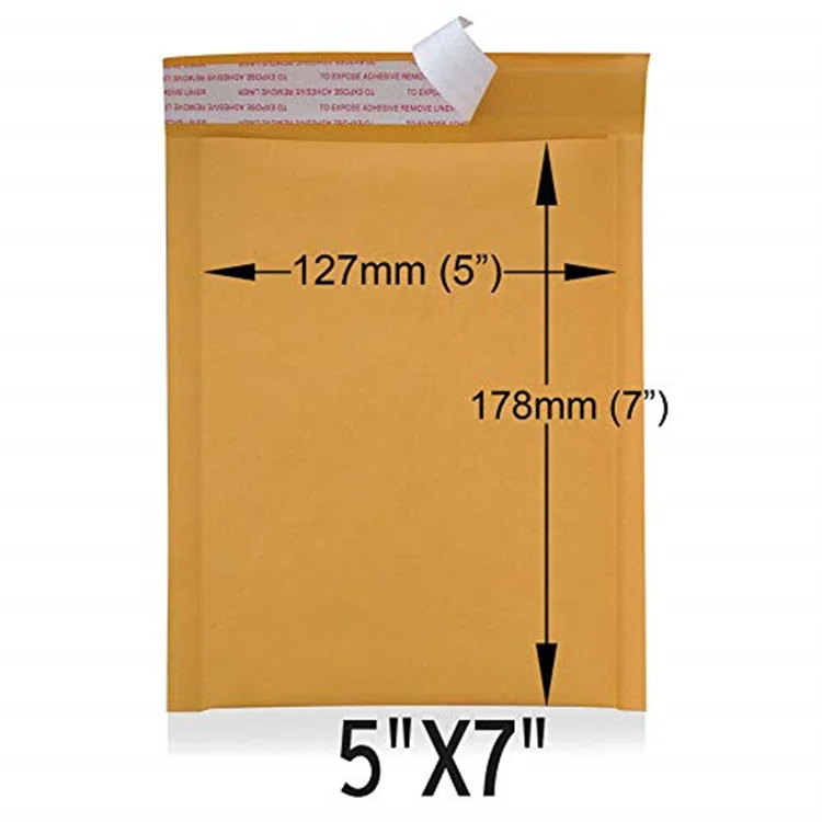 10x13 7x10 5x7 Padded Kraft Paper Mailing Wrap Carton Shipping ...