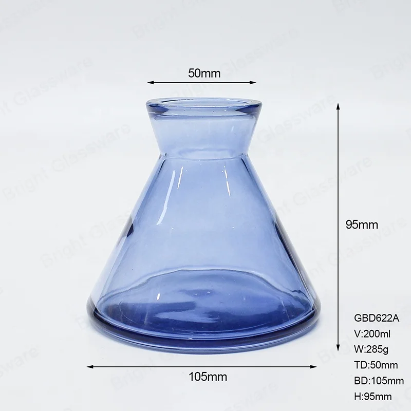 Hot Selling Aromatherapy Conical Reed Diffuser Bottle 200ml For Home