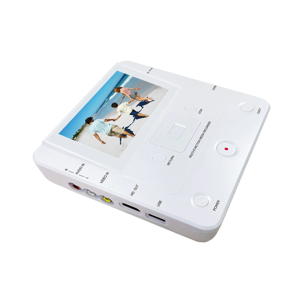Dvd & Vcd Player Portable Vhs Recorder 4.3 Inch Mini Av in Home KOHO/OEM 480X272 Pixel Allwinner A64 Plastic CN;GUA KR043A 15W