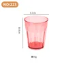 เส้นแนวตั้งสีแดงโปร่งใส ขนาด 350 มิลลิลิตร