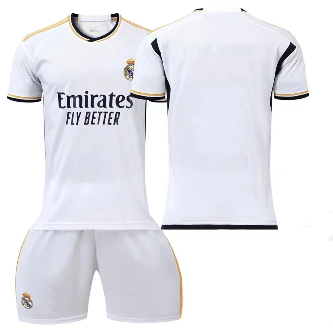 Retro Futbol Jersey Soccer Wear Madrids Fans Version T Shirt Maillot De ...