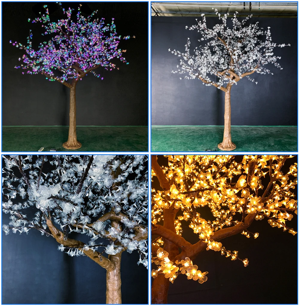 Alibaba.com: 250cm outdoor lighted artificial cherry tree with LED ...