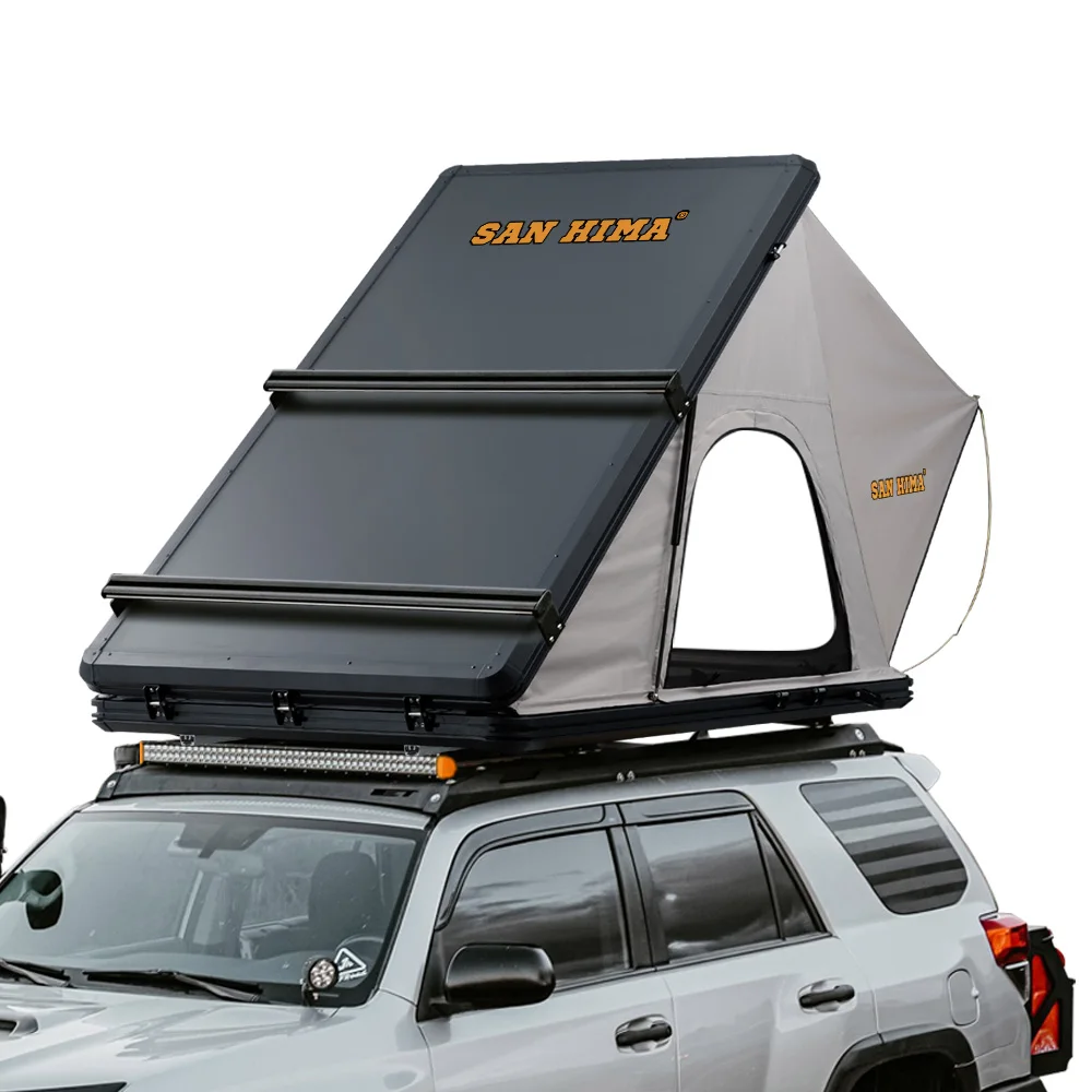 San Hima Outdoor Camping Car Rooftop Tent Uv Protection Hard Shell Car