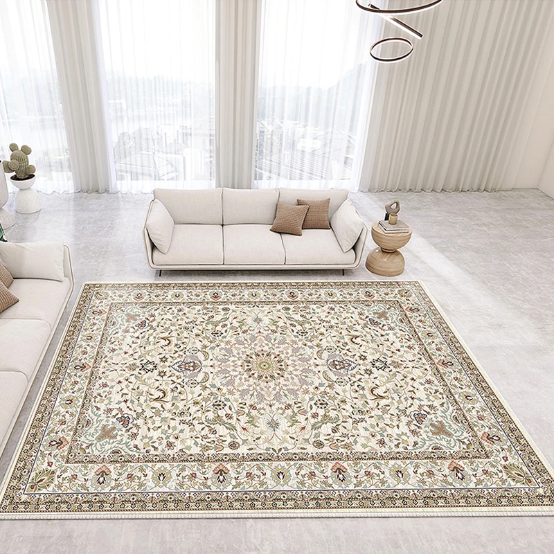 Large Nordic Turkish Arabic Living Room Carpet Printing Acrylic Area 