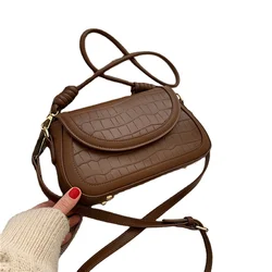 Fashion ladies Alligator Print Shoulder Bag High Quality Retro Axillary Package Luxury Handbags