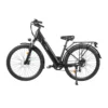 Bicicletta elettrica nera opaca citybike