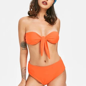 2022 Newstyle Windproof High Waist Push up Sexy Beach Bikini Brazilian Swimsuit  Swimwear Women Two Piece