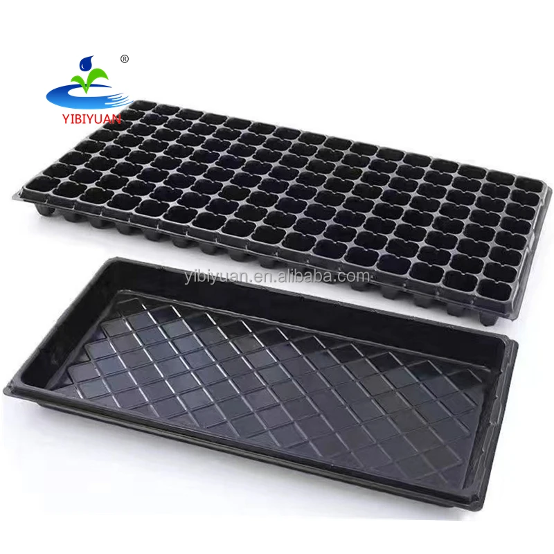 Rectangle Seed Starter Tray 128 200 Holes Eco-Friendly Agricultural Plastic Nursery Seedling Trays for Seed Planting
