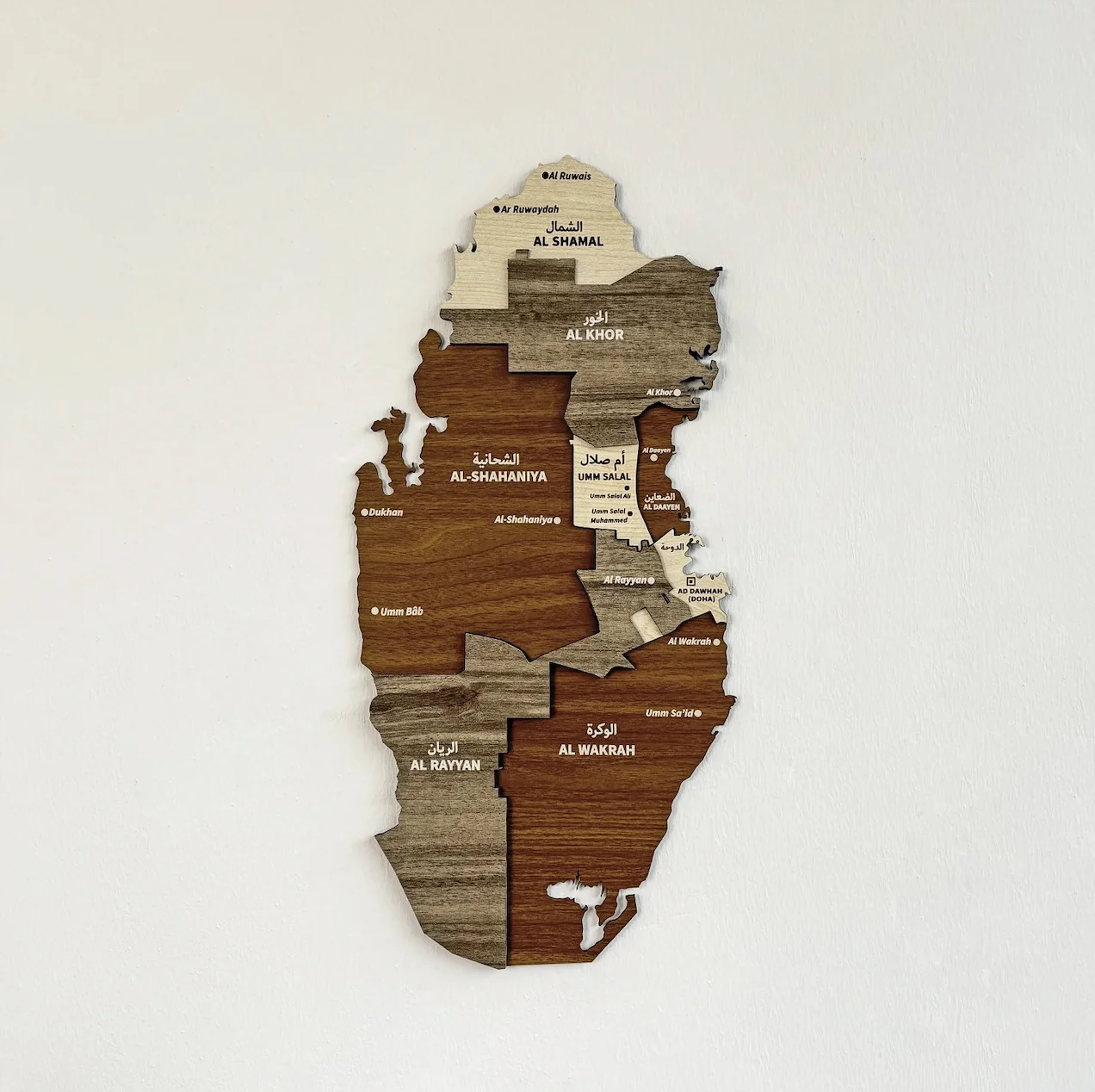 3d Wooden World Map With Light Home Office Decoration Wall Art Large Wooden Map of the World