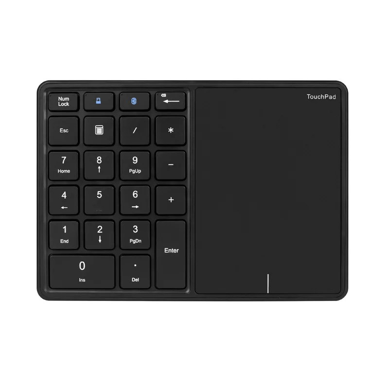 Clavier Numérique Sans Fil Bluetooth 18 Touches - Portable Pour PC Portable, Surface Pro, Tablettes Windows (Blanc)