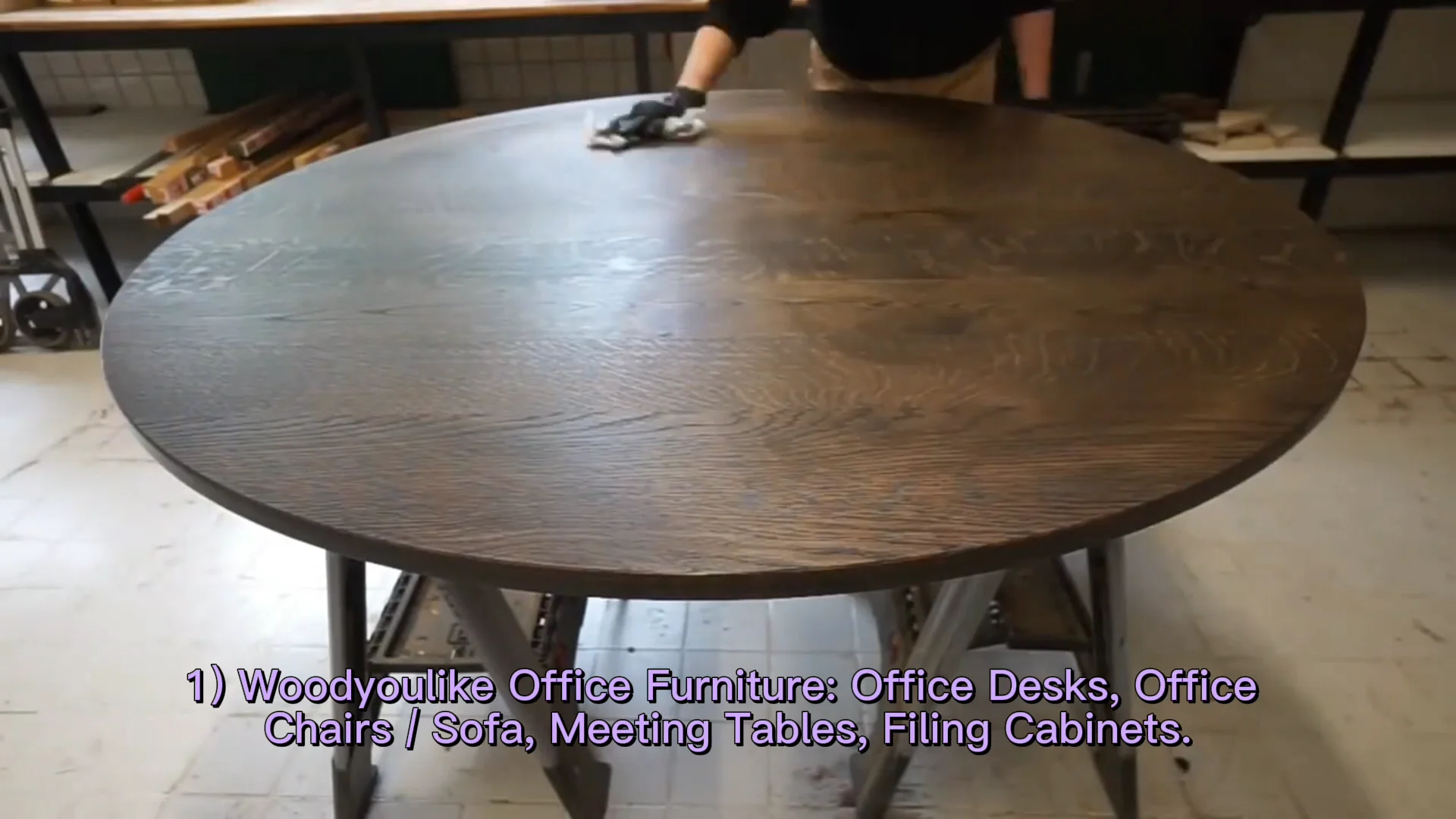 Rond Van Hout Round Dining Room Tables Made From Centuries Old Doors ...