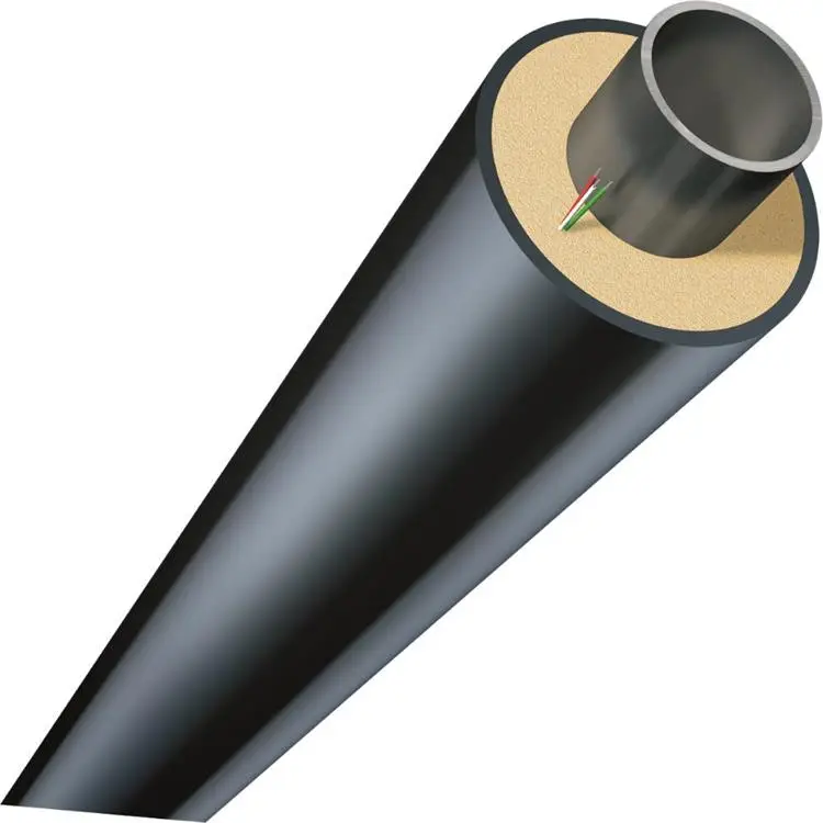 P235JH HDPE Polyurethane Foam Thermal Insulation Direct Buried ERW SAW Steel Pipe for Pipeline