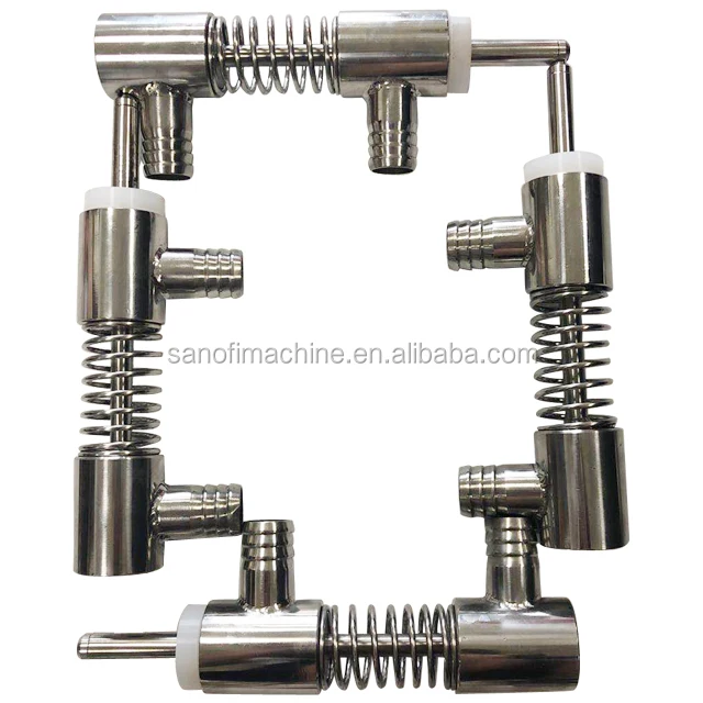 Easy Operating and Assembling  Liquid Filling Nozzle Overflow