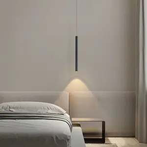 JACKSUN Light Luxury Modern Simple Bedside Chandelier Iron Background Wall Atmosphere Lamp for Bedroom Minimalist Lighting