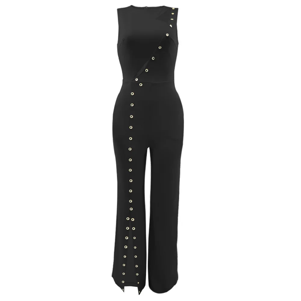 Sleeveless Summer Jumpsuits For Women 2023 Loose Cut Out Jumpsuit