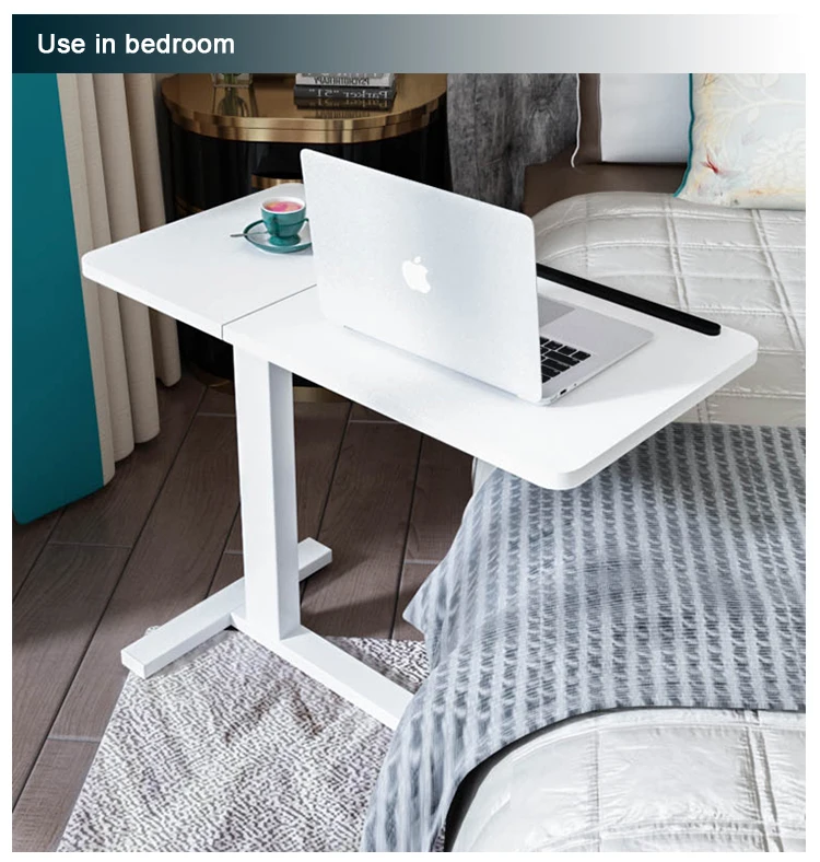 Modern Reciprocate Study Desk for  Sofa Computer  Adjustable Height Bed Side Desk