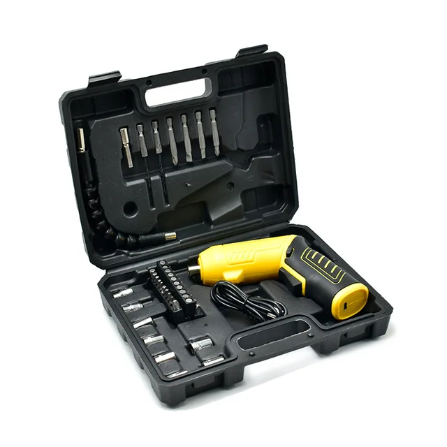 High-Power Lithium Electric Drill Manufacturer's Ready-Made Rechargeable Power Tools Multi-Function Screwdriver for DIY