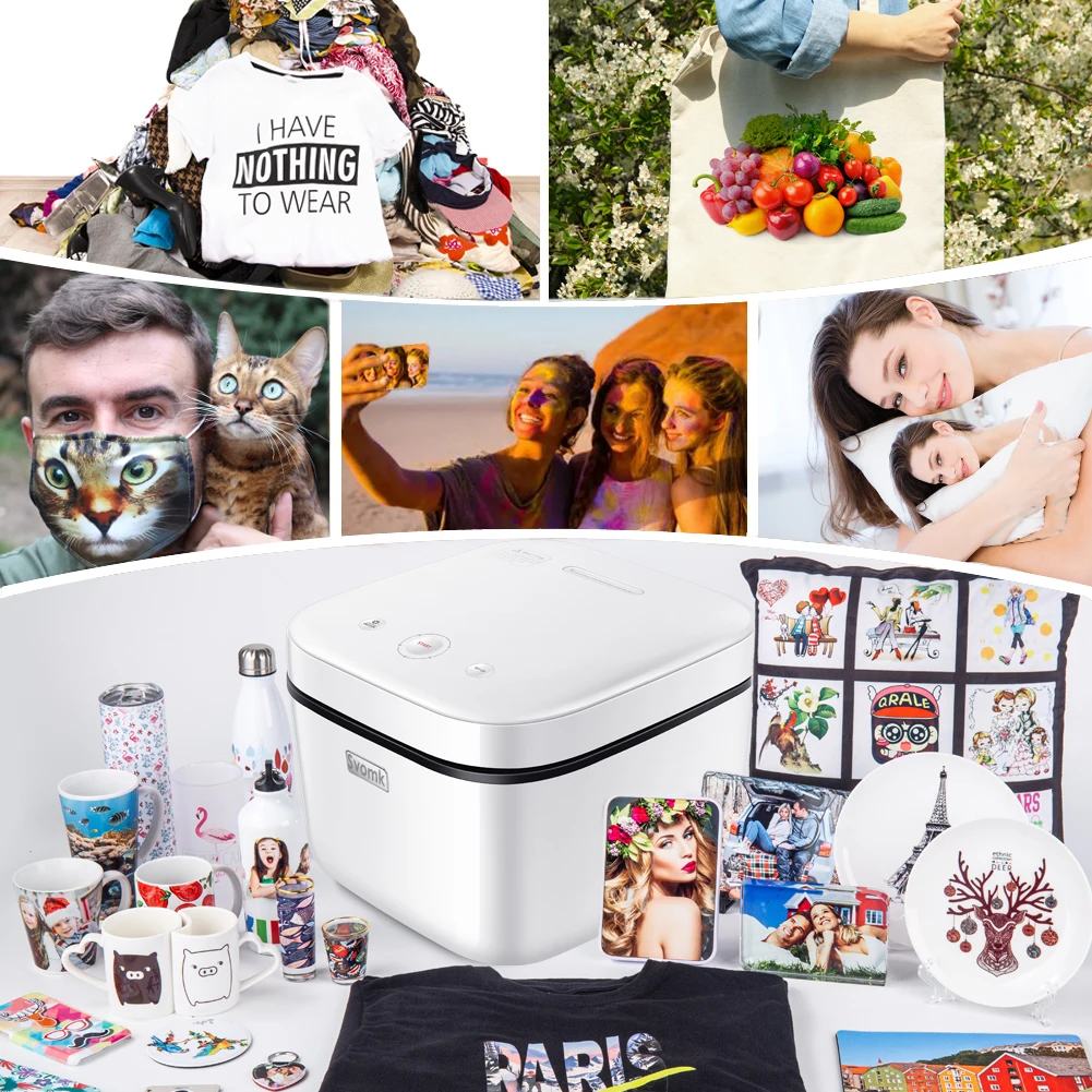 Freesub Phone Case 3D Sublimation Vacuum Heat Press Machine All in One Mug Tshirt Printing Machine