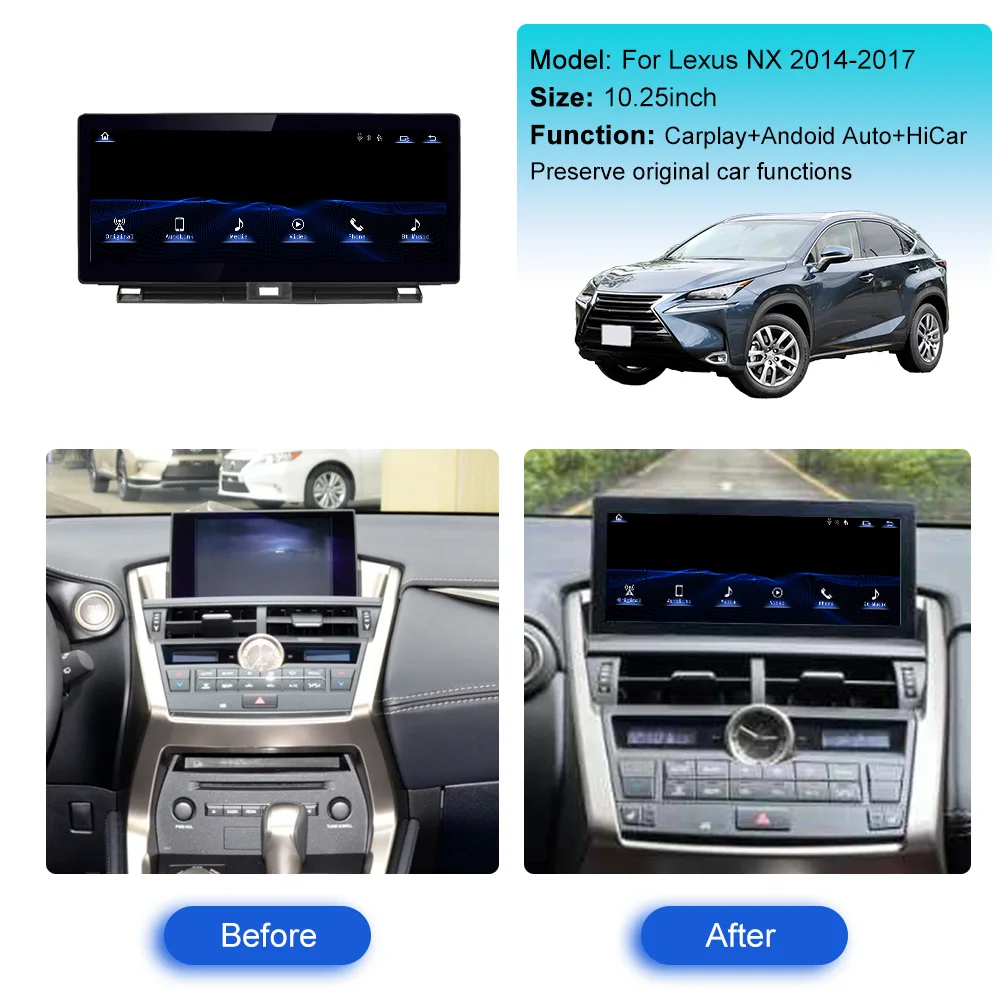 ZWNAV Linix for Lexus NX 2014-2017 - Ultimate GPS Nav