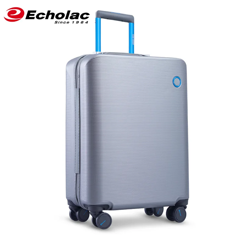 Smart Luggage Automatic Weighting and Alarm System PC Luxury Spinner Unisex ECHOLAC -SMART