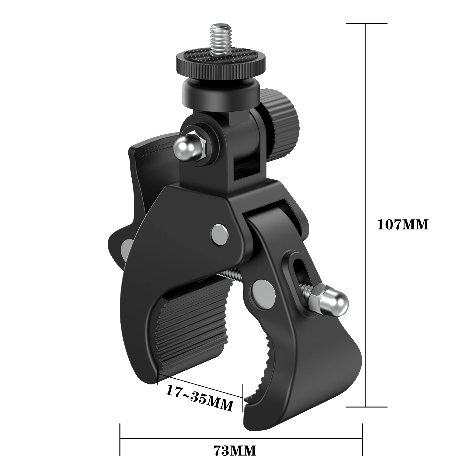 New Design Action Camera Motorcycle Stand Clamp Bicycle Tube Fixed Clip Tripod Increase Position  Holder for Gopro Hero 13 12 11