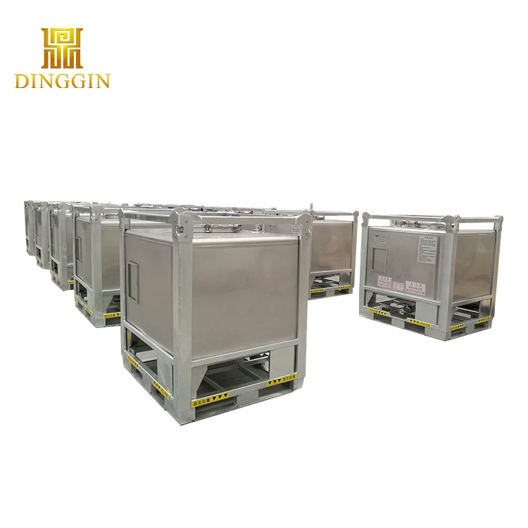 Factory Direct 1000L SS304 IBC Tank High Quality Customized Stainless Steel for Liquid Storage Good for Food & Chemicals