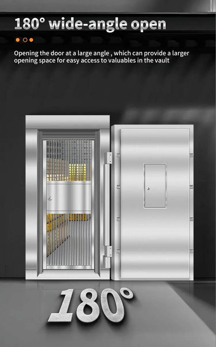 CEQSAFE Customize Solid Steel Security Stainless Steel Strong Money Vault Safe Bank Room details