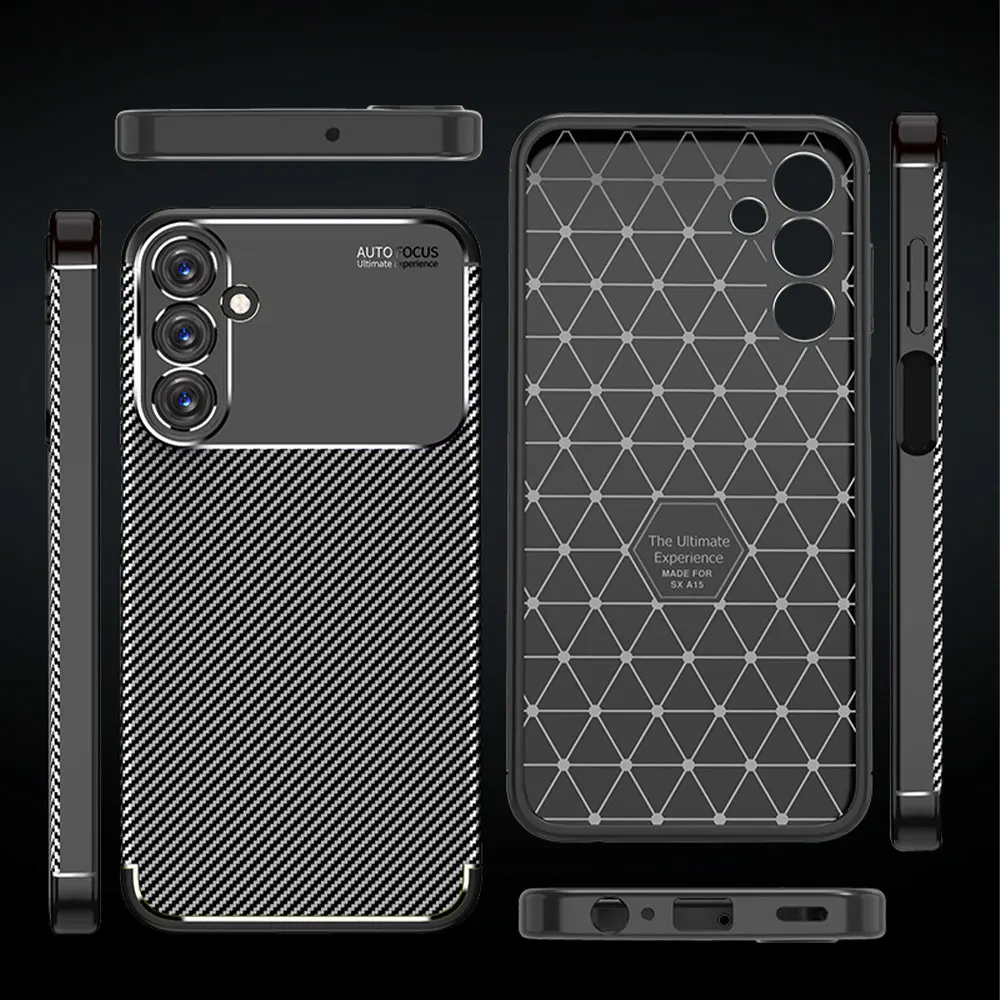 Tpu Phone Case For Samsung Galaxy A54 A34 A25 A24 A15 A14 A13 A05S A04S Drop Proof Carbon Fiber Sjk262 Laudtec factory