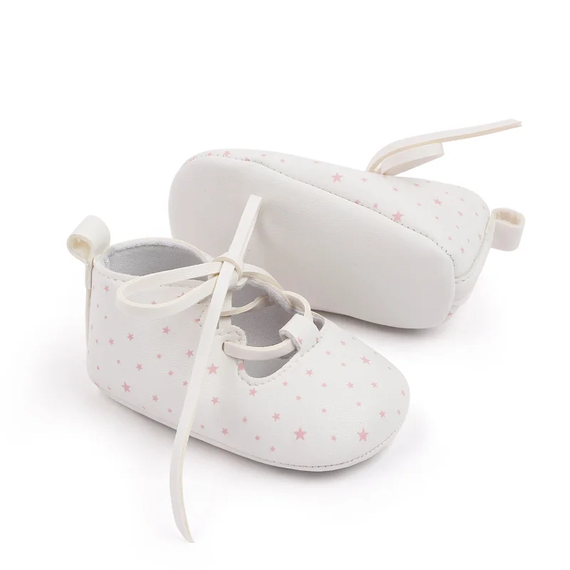 Simple Soft Leather PU Baby Girl Shoes 2022 Customized OEM/ODM Directly Factory details