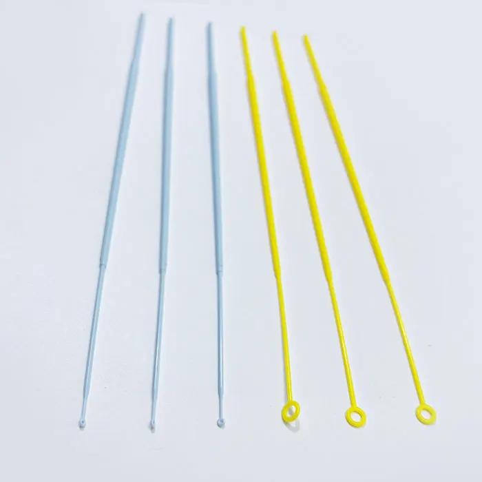 Bacteriological Lab Use Reusable Medical 1ul 10ul Plastic Disposable Inoculating Loops Sterile Steel Wire Loop